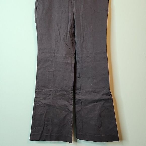 Body By Victoria Womens Dress Pants Flared The Kate Fit Gray Pockets VS Size 4 - Picture 3 of 14